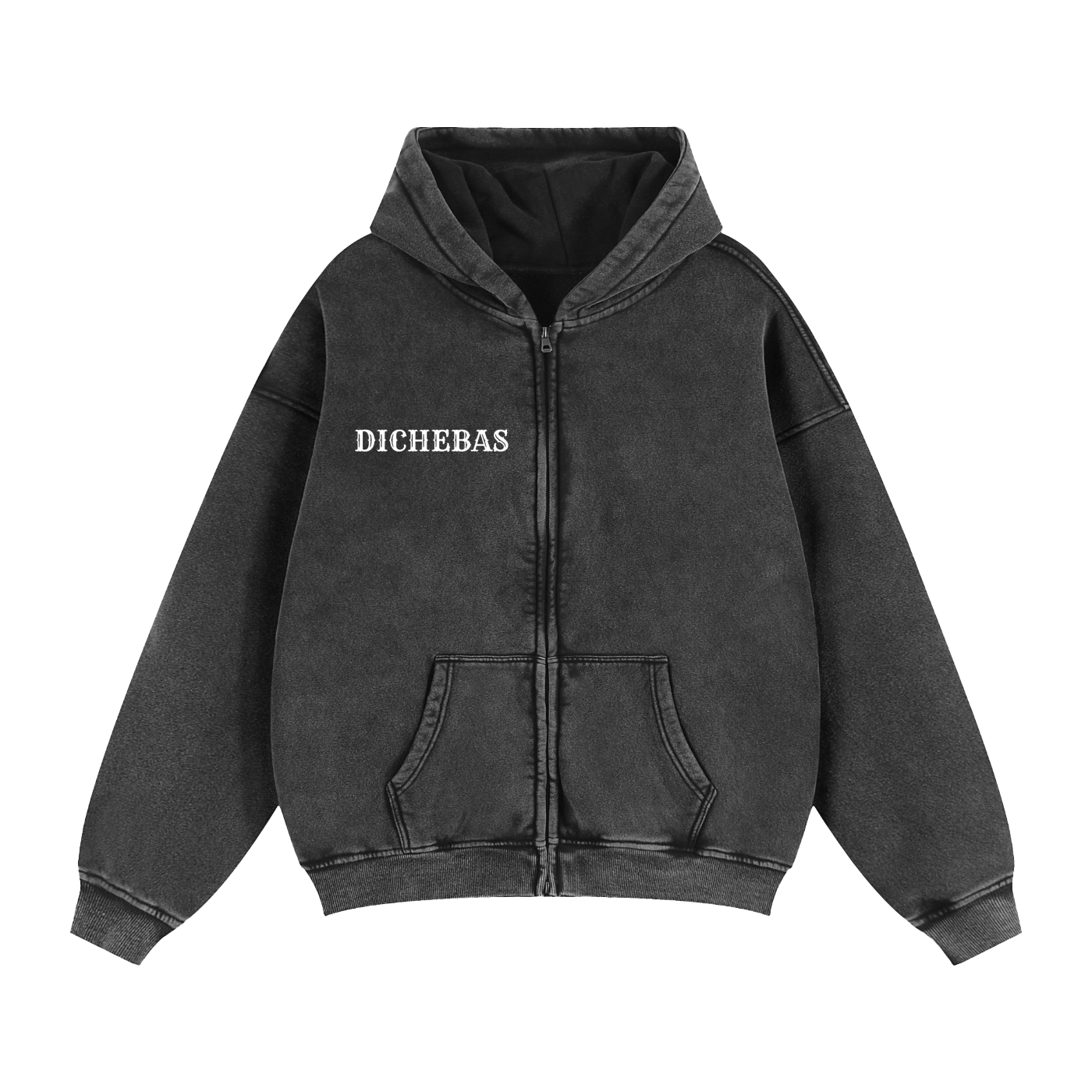 DIchebas Boxy Hood Zip-Up