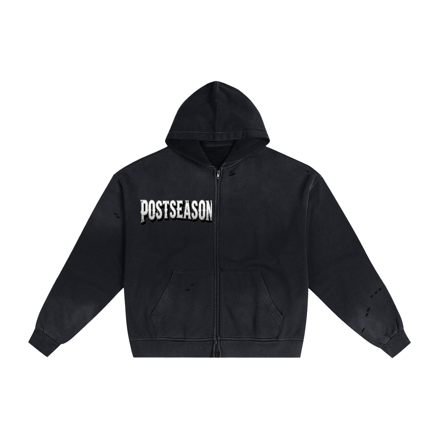 POSTSEASON Vintage Black Sedan Hoodie