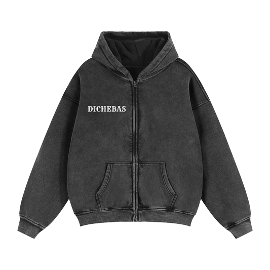 DIchebas Boxy Hood Zip-Up